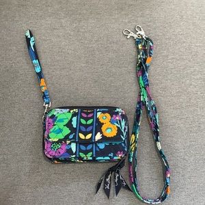Floral Vera Bradley Clutch/Crossbody
